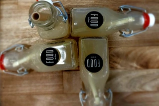 FoodbyCoor glasflasker med ingefærshots